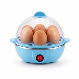 Electric Egg Boiler | 7 Egg Capacity | One-Touch Operation | Stainless Steel Heating Plate | Transparent Lid | Compact Kitchen Appliance | Quick Needs