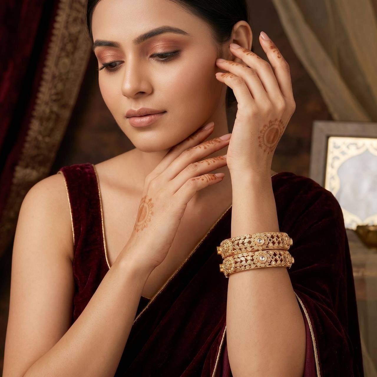 Gold bangales - Image 2