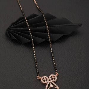 Fancy Rose Gold Mangalsutra For Woman