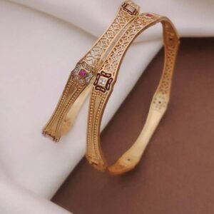 Traditional Gold Polish Antique Bangle