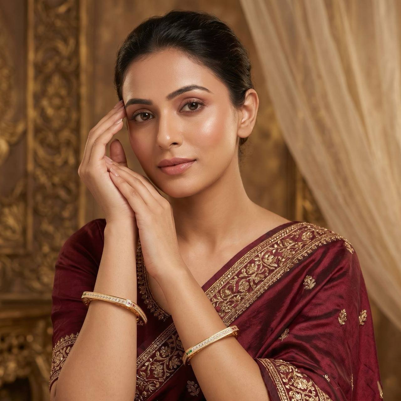 Gold bangales - Image 2