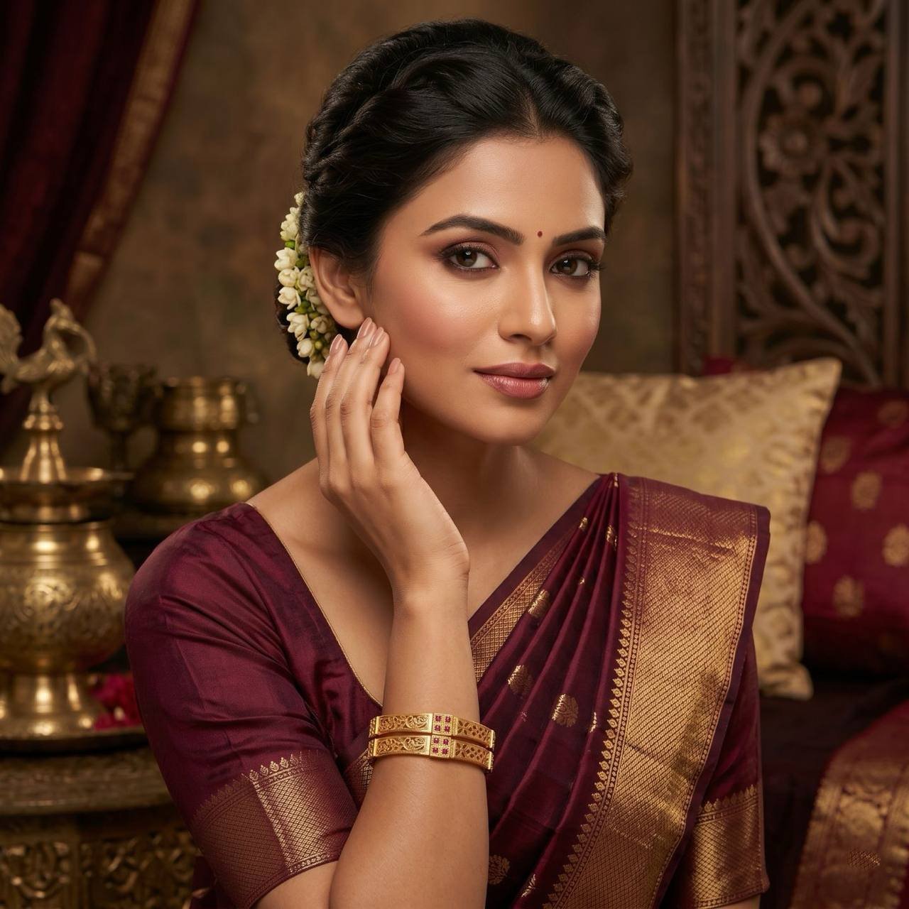 Gold bangales - Image 2