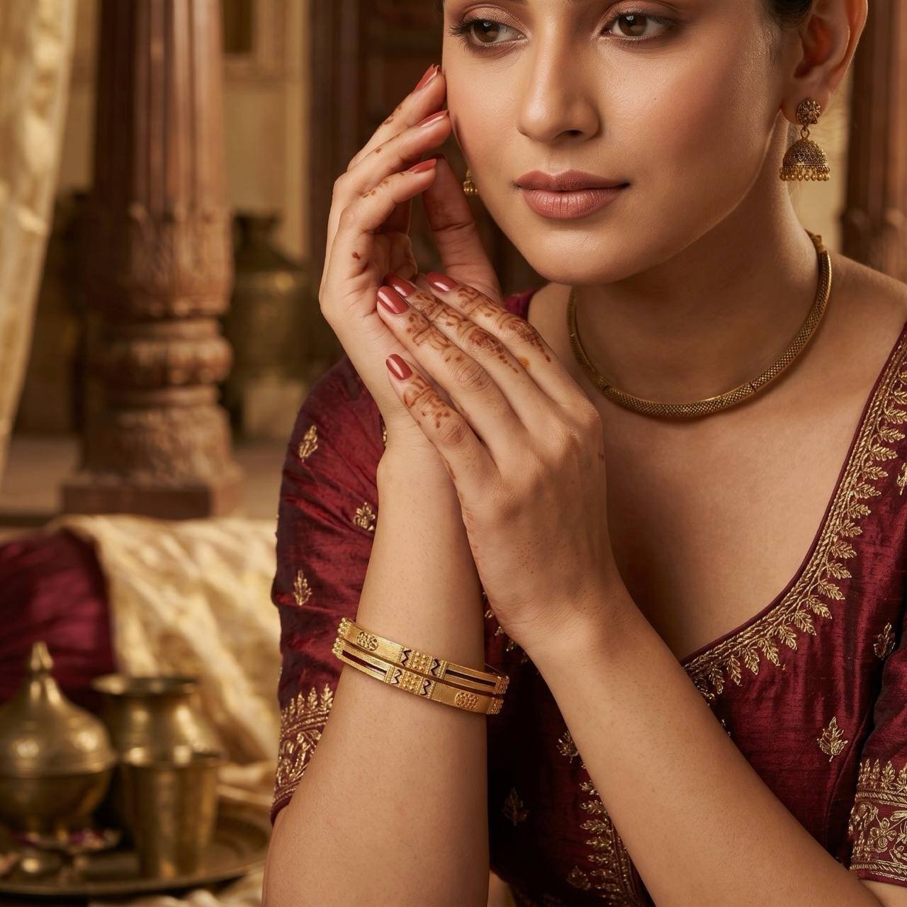 Gold bangales - Image 2